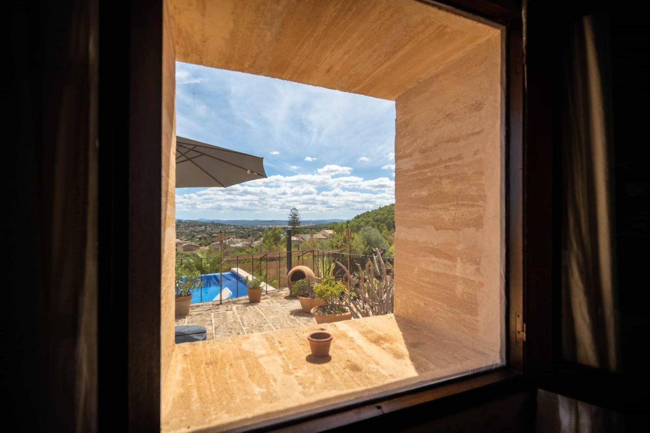 Can Pulit - Finca Romantica Para 2 Con Piscina Y Vistas En Selva  Extérieur photo