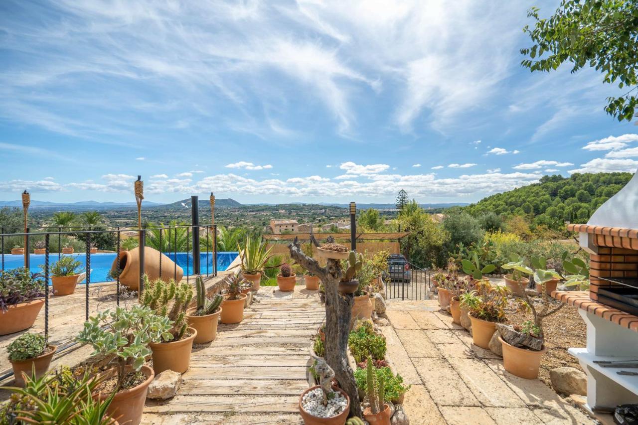 Can Pulit - Finca Romantica Para 2 Con Piscina Y Vistas En Selva  Extérieur photo